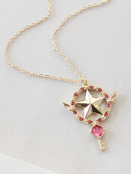 Sailor Moon Necklaces - Mars Crystal Wand