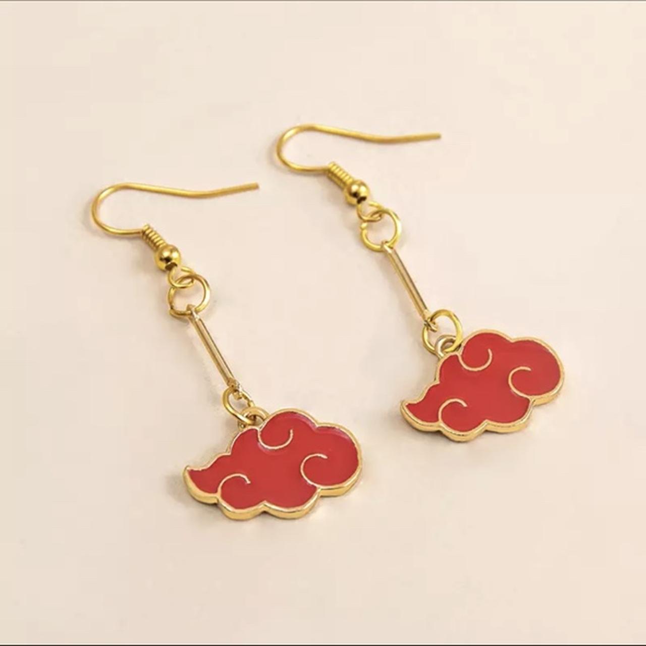 Akatsuki Hanging Earrings - Gold