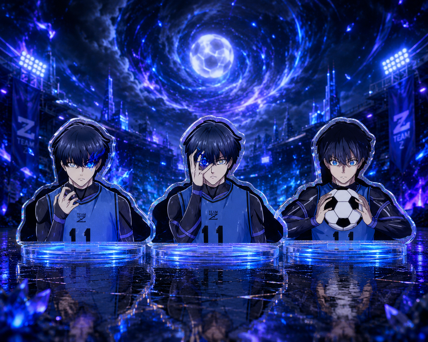 Blue Lock 3D Sticker