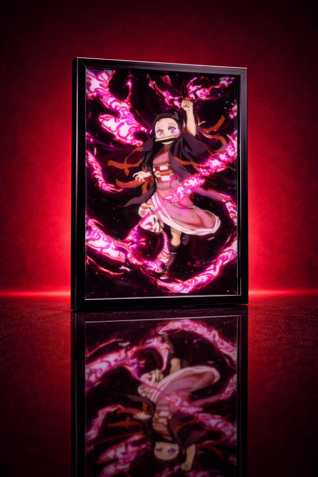 Demon Slayer: Nezuko Demon Art 3D Poster