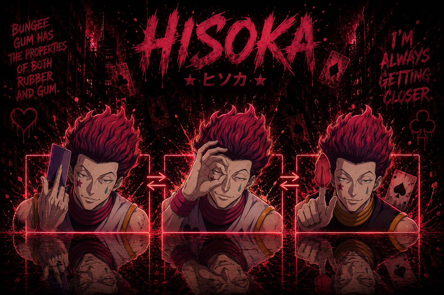Hunter x Hunter: Hisoka 3D Sticker