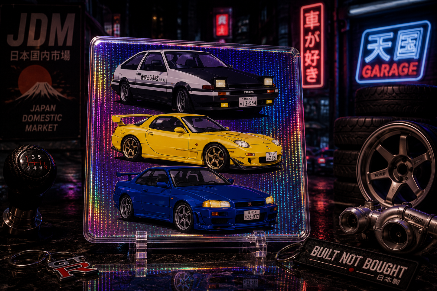 JDM Racing 3D Sticker
