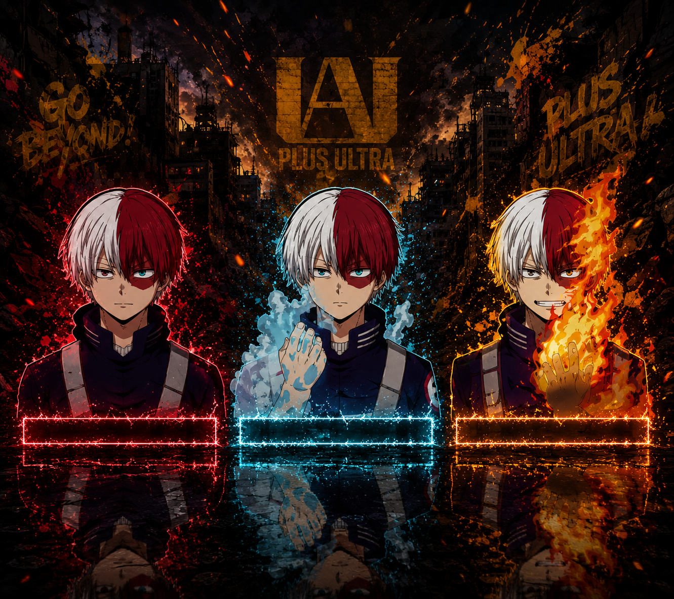 My Hero Academia: Shoto 3D Sticker
