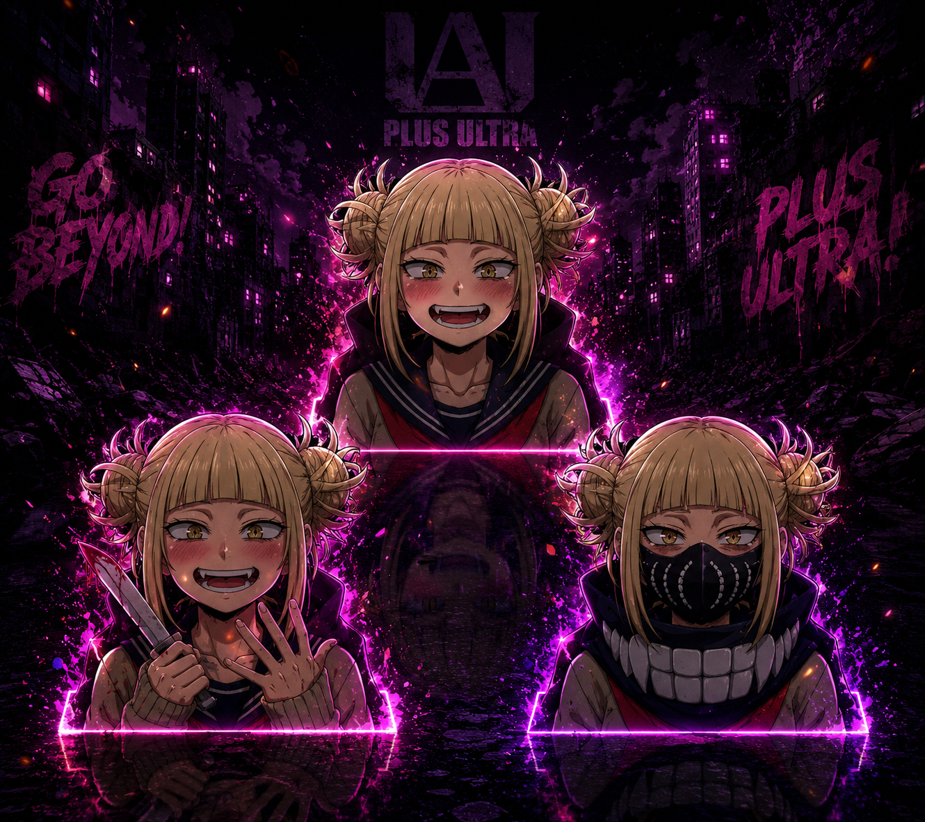 My Hero Academia: Toga 3D Sticker