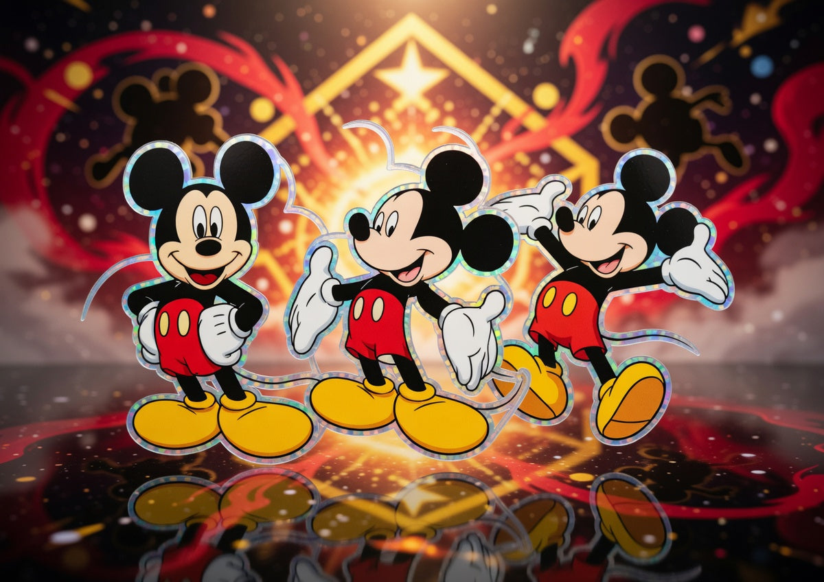Mikey Mouse 3D Sticker
