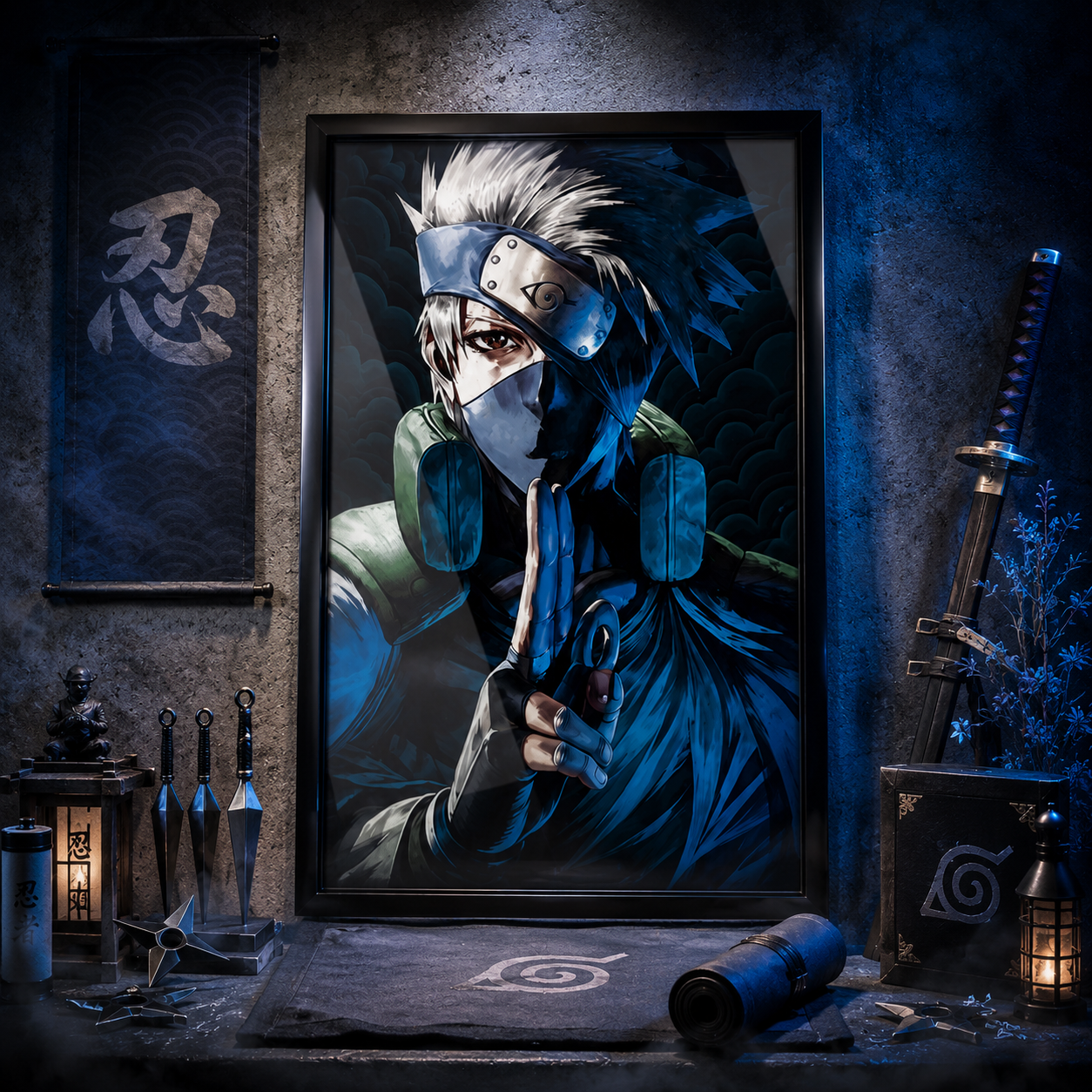 Naruto: Kakashi 3D Poster