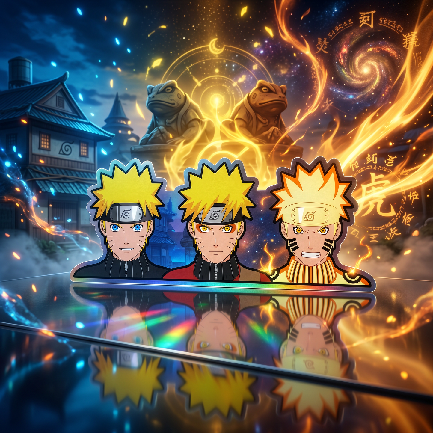 Naruto 3D Stickers