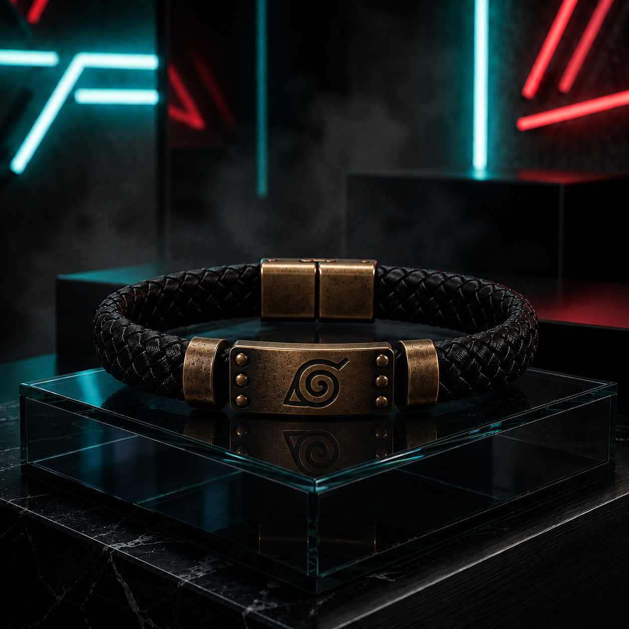 Naruto: Rustic Hidden Leaf Bracelet