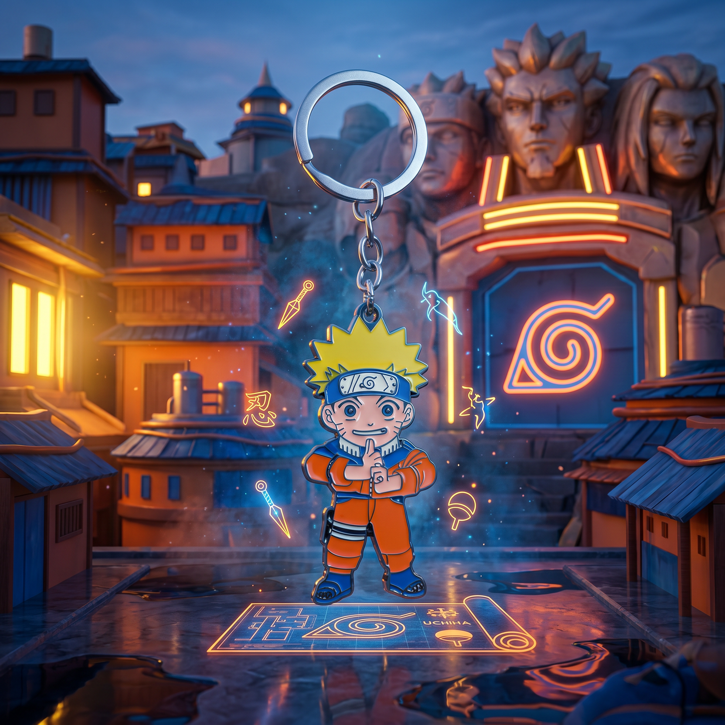 Naruto: Metal Character Keychains
