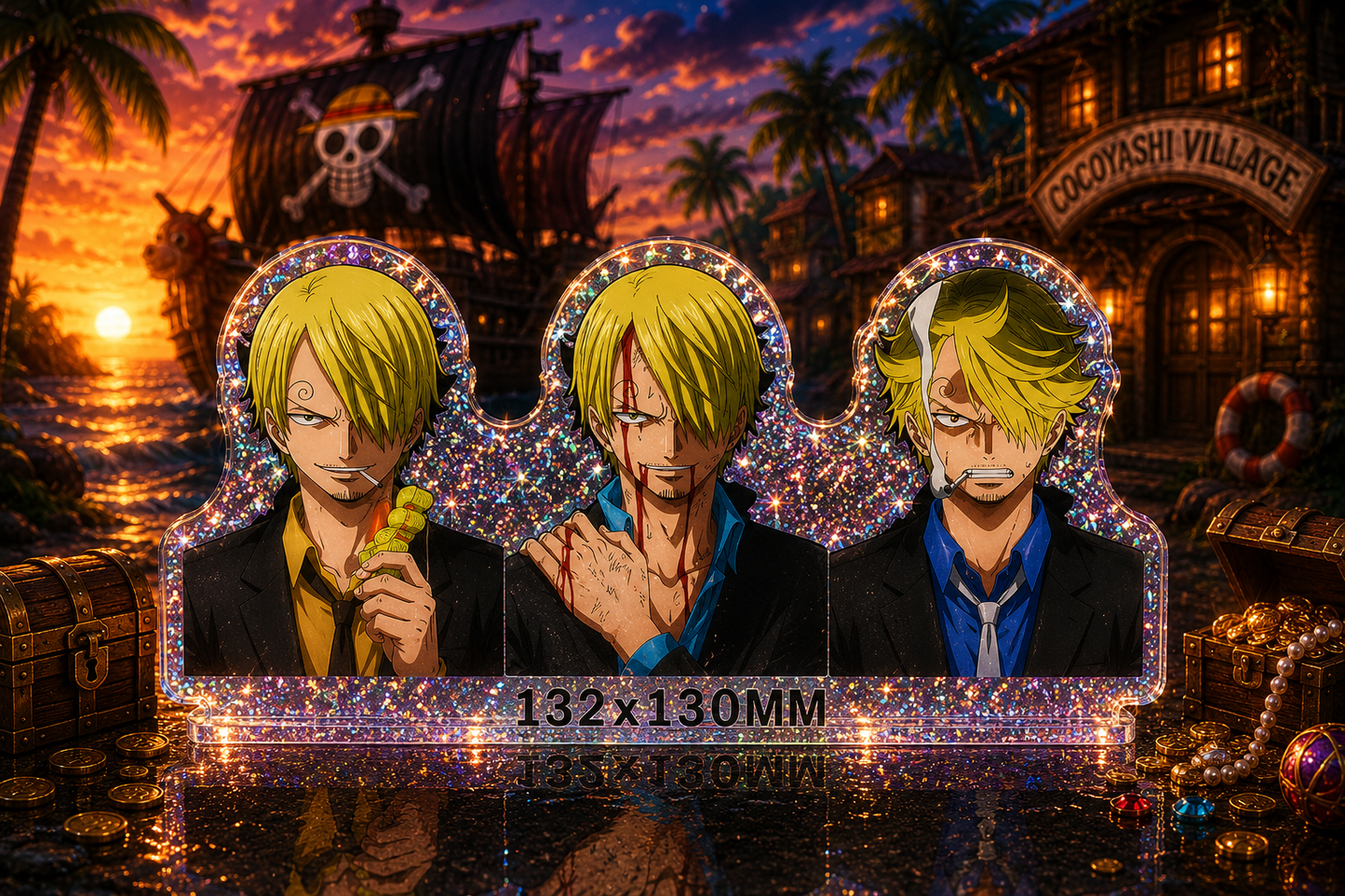 One Piece: Sanji 3D Sticker