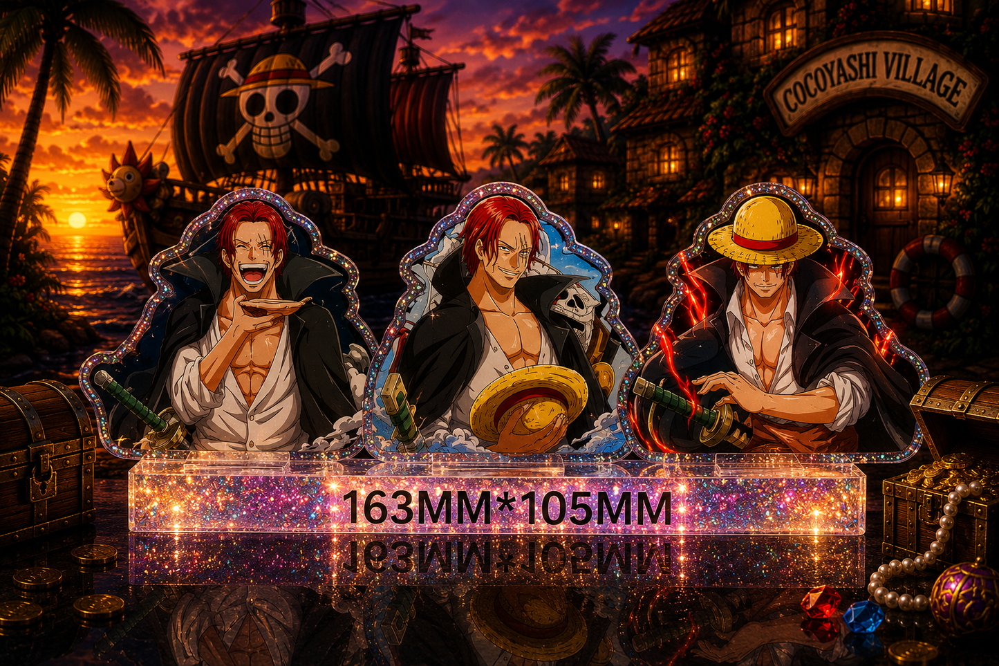 One Piece: Shanks 3D Sticker