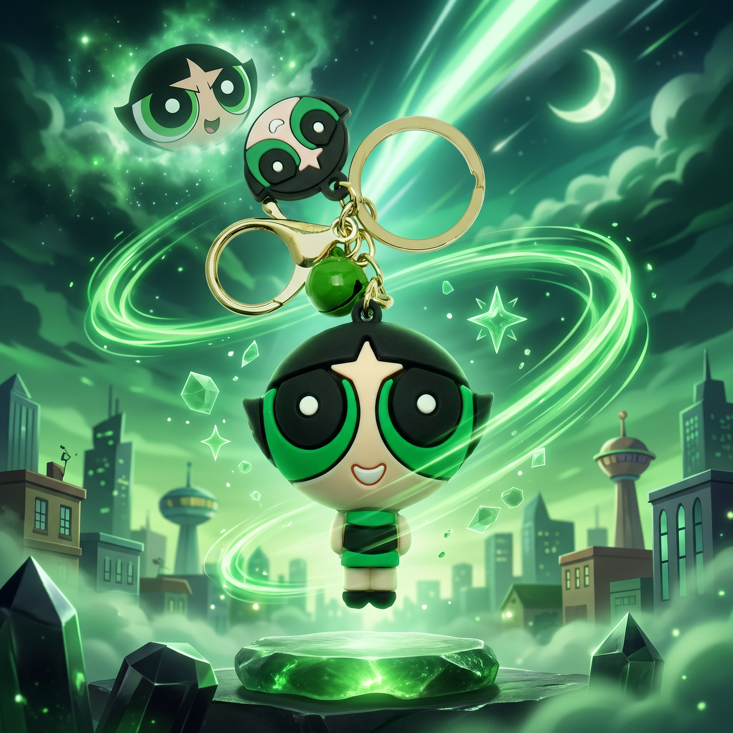 Powerpuff Girls Keychain