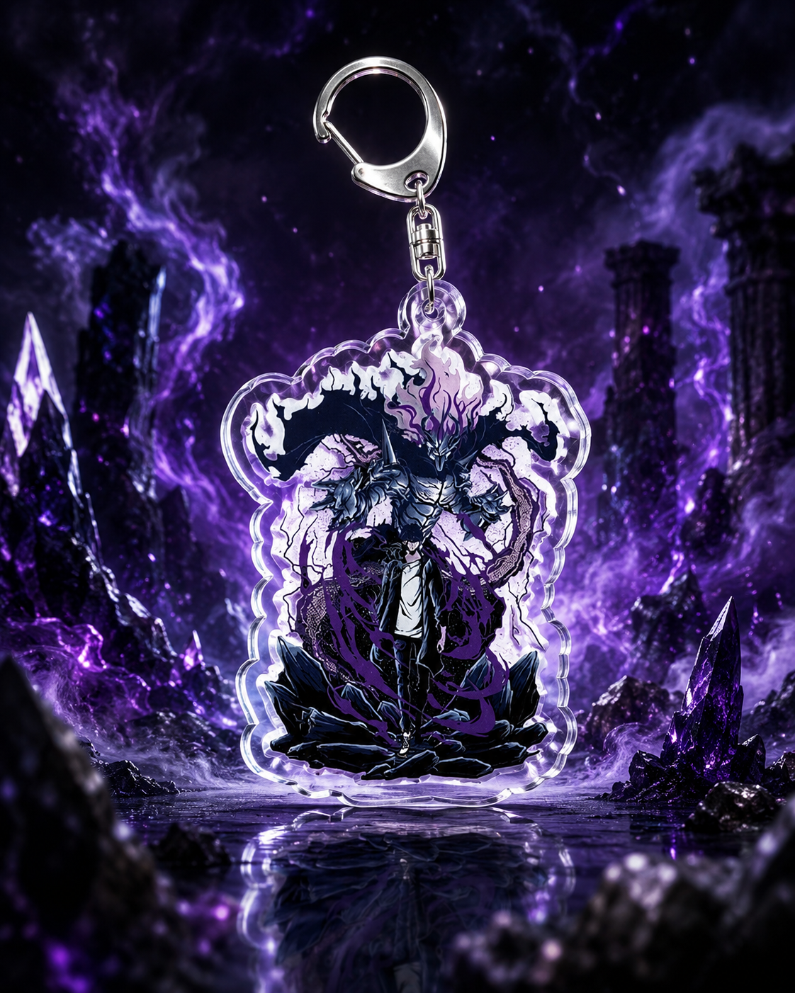 Solo Leveling: Chibi Monarch Acrylic Keychains