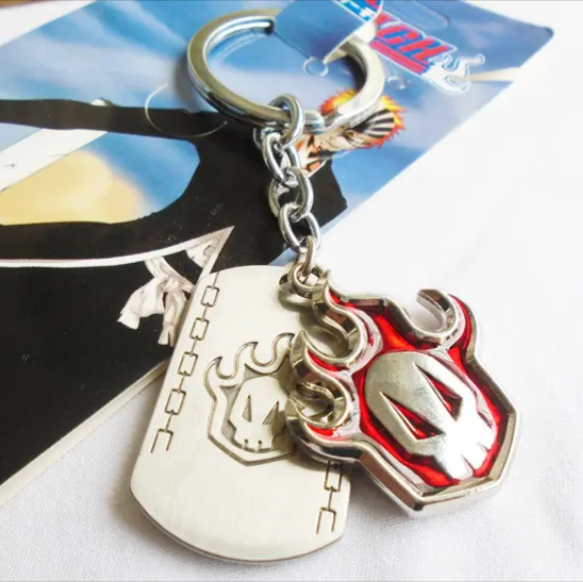 Metal Bleach Flame Emblem Keychain