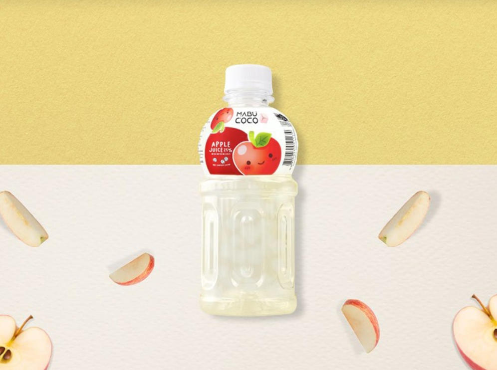 Mabu Fruit Juice with Nata De Coco: Apple