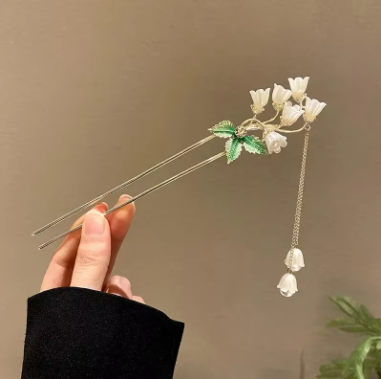 Lily of the Valley Hairpin