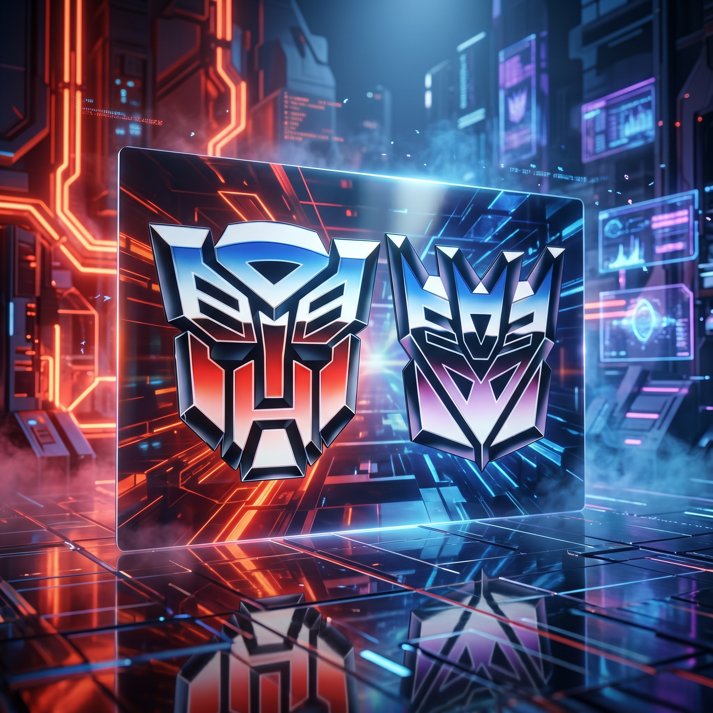 Transformers 3D Sticker