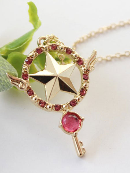 Sailor Moon Necklaces - Mars Crystal Wand