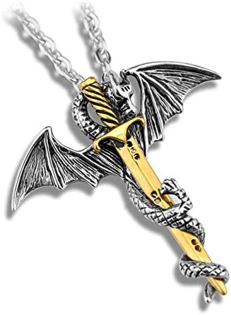 Dark Dragon Necklace (Yellow)