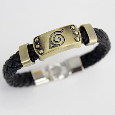 Rustic Hidden Leaf Insignia Bracelet