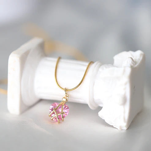 Pink Heart Necklace