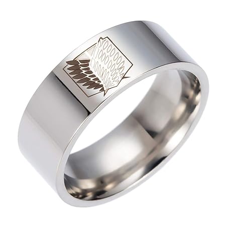 Silver and Gold Wings of Freedom Ring