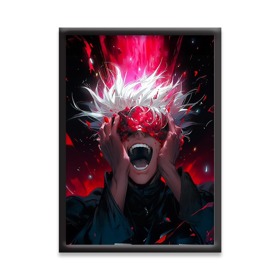 Gojo Madness Metallic Poster