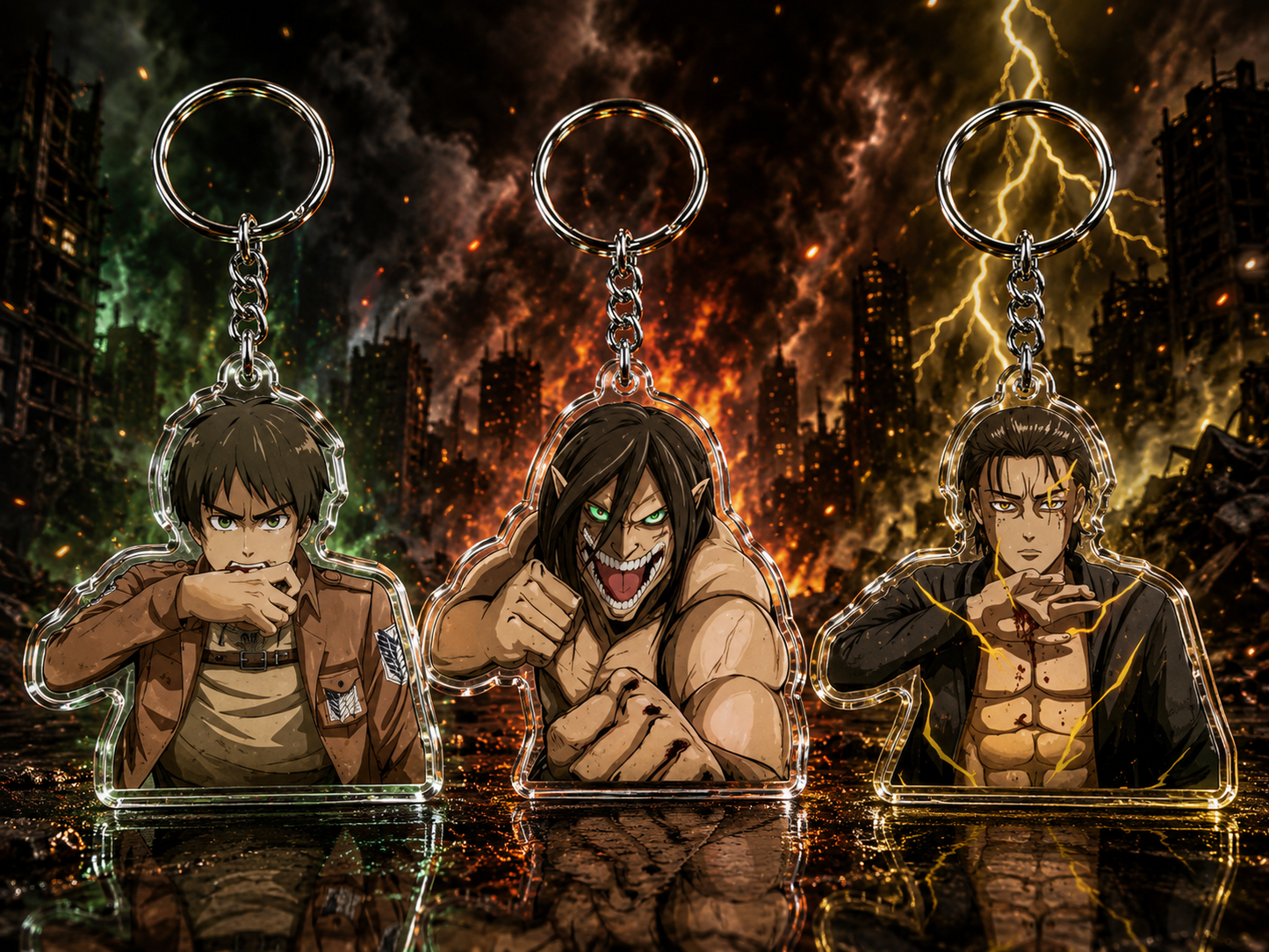 AOT 3D Keychain