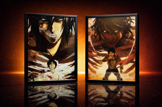 AOT: Eren Titan Transformation 3D Poster