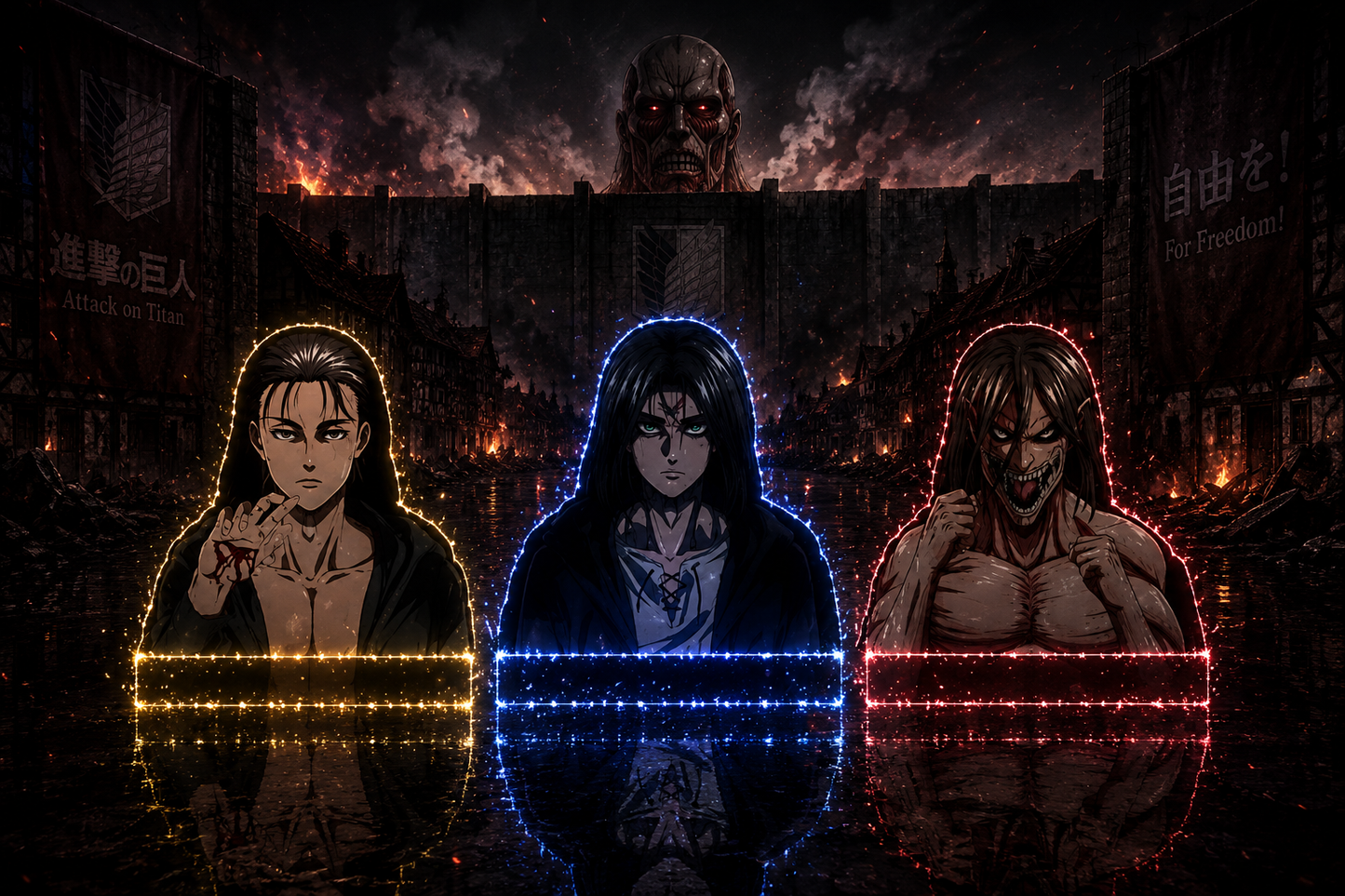 Eren Yeager 3D Stickers