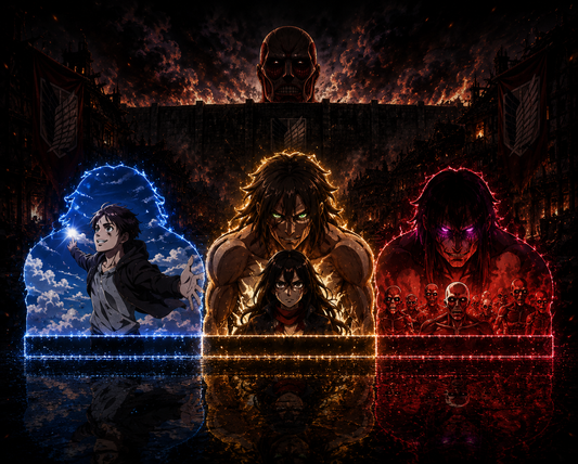 Eren Yeager 3D Stickers