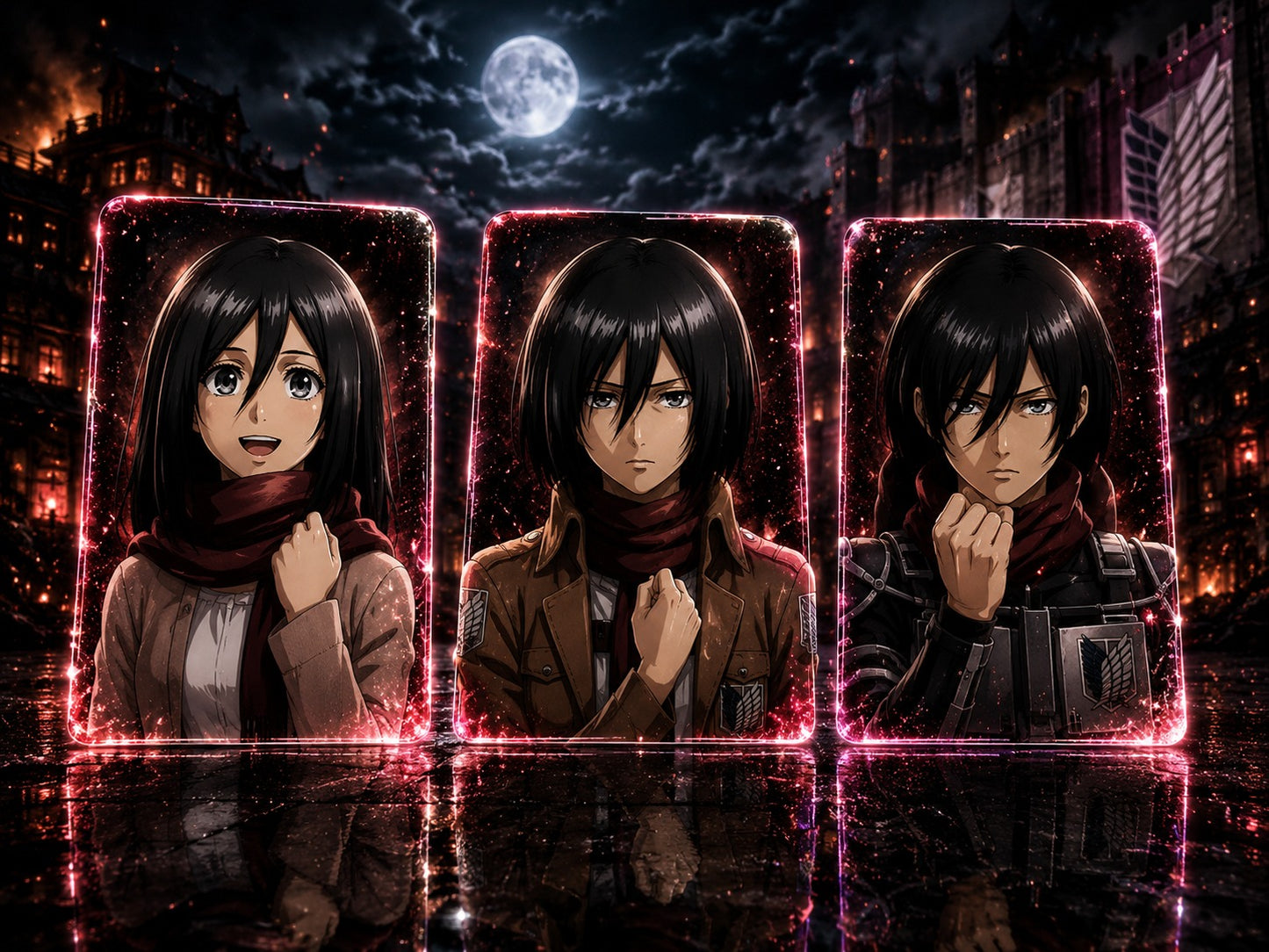 AOT: Character 3D Stickers