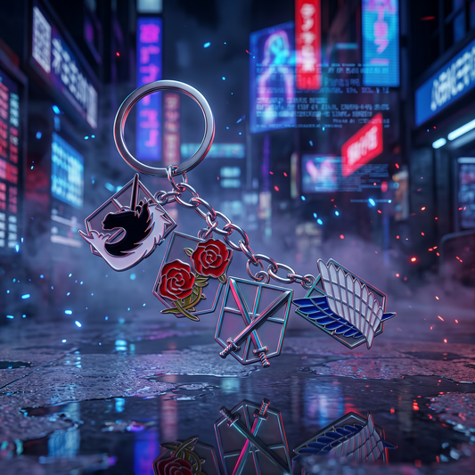 Attack on Titan: Military Regiment Keychains