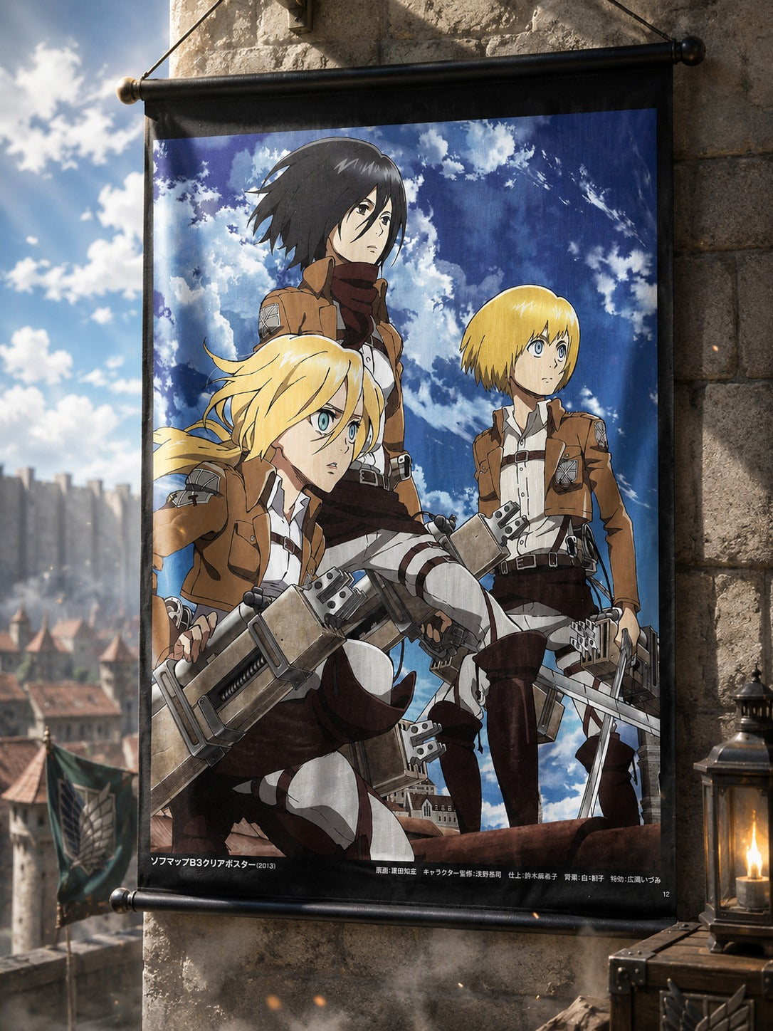 Attack on Titan: Defenders of the Wall Wall Scroll
