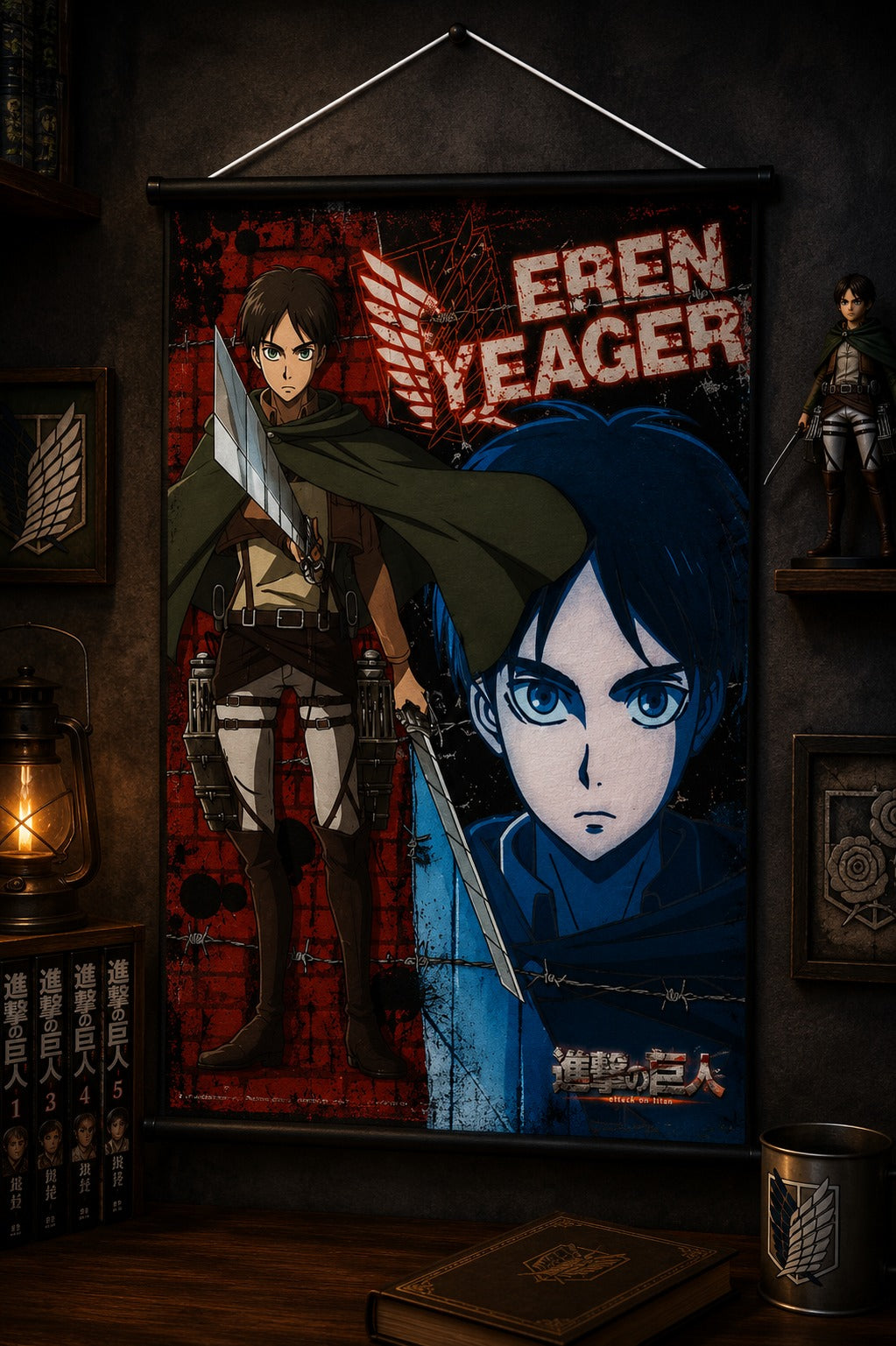 Attack on Titan: Eren Yeager Wall Scroll