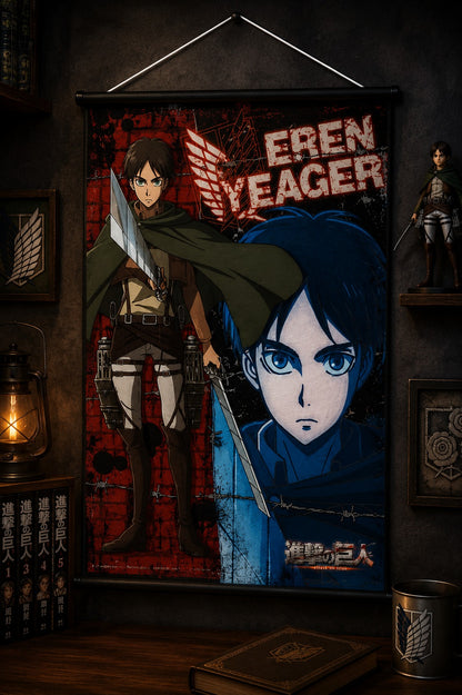 Attack on Titan: Eren Yeager Wall Scroll