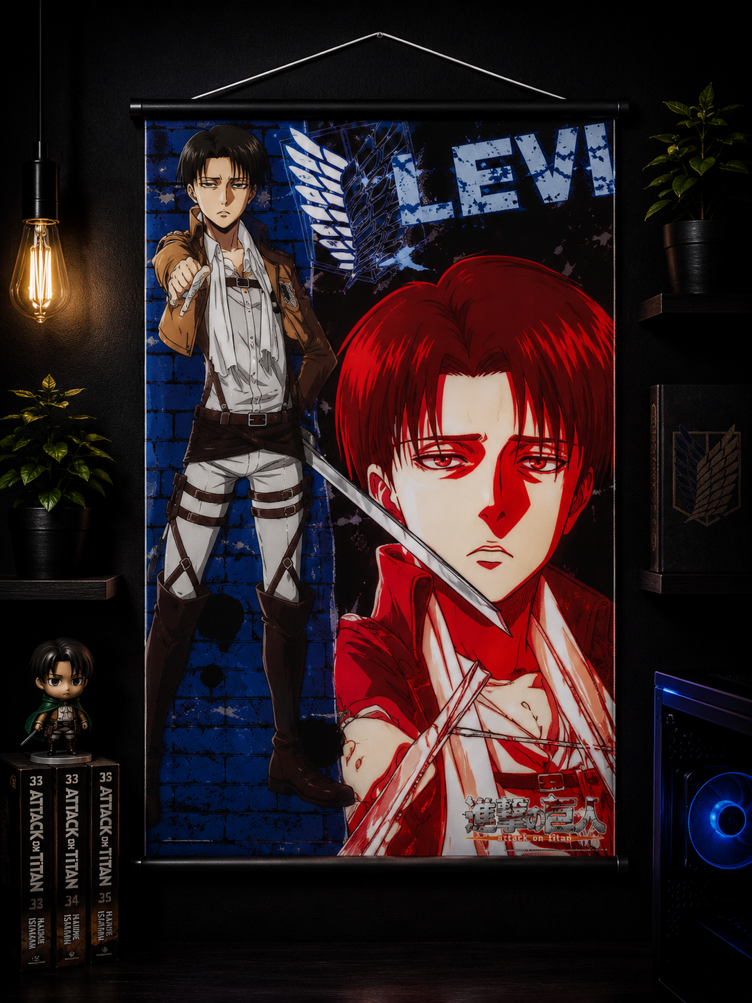 Attack on Titan: Captain Levi Wall Scroll