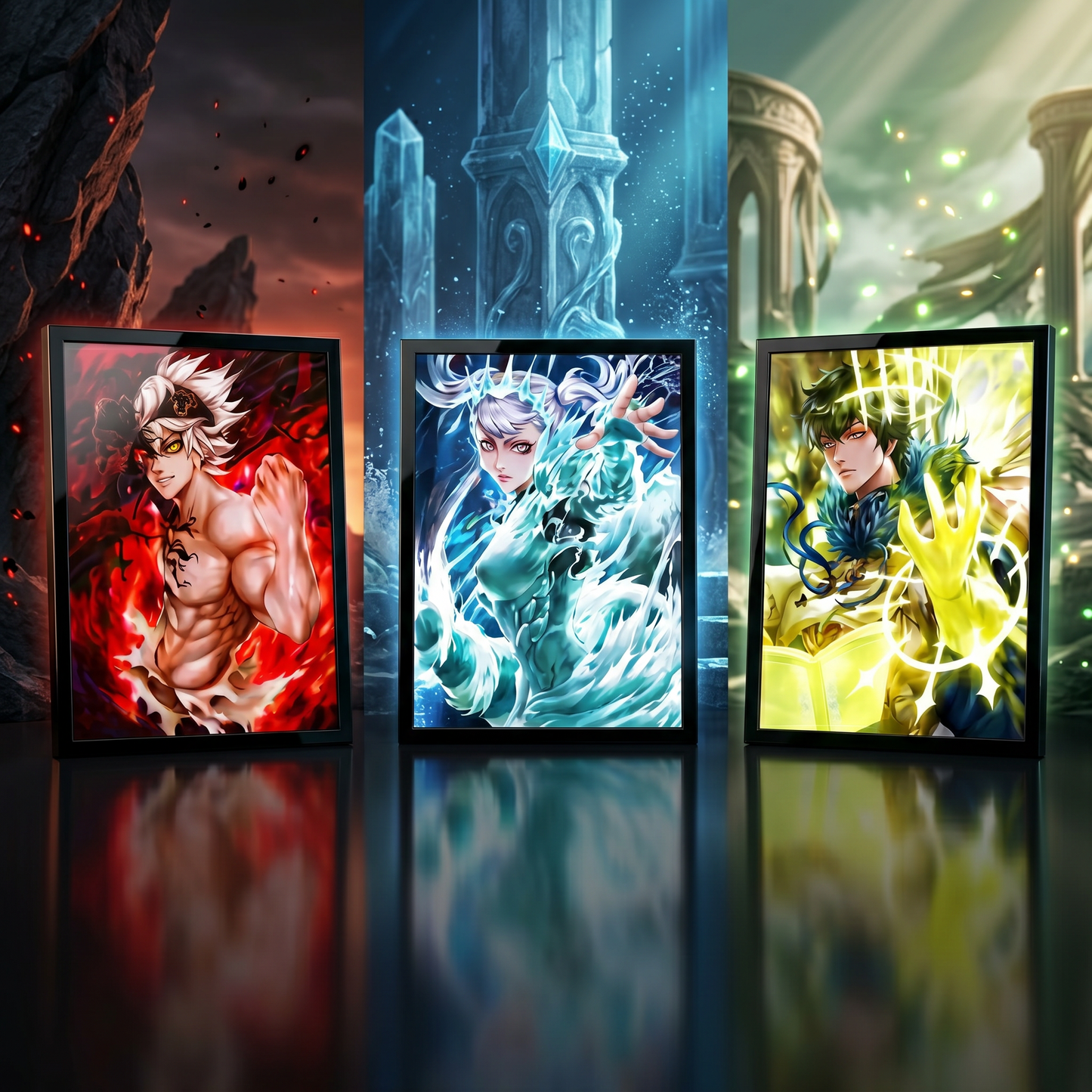 Black Clover: Knight’s Resolve 3D Poster