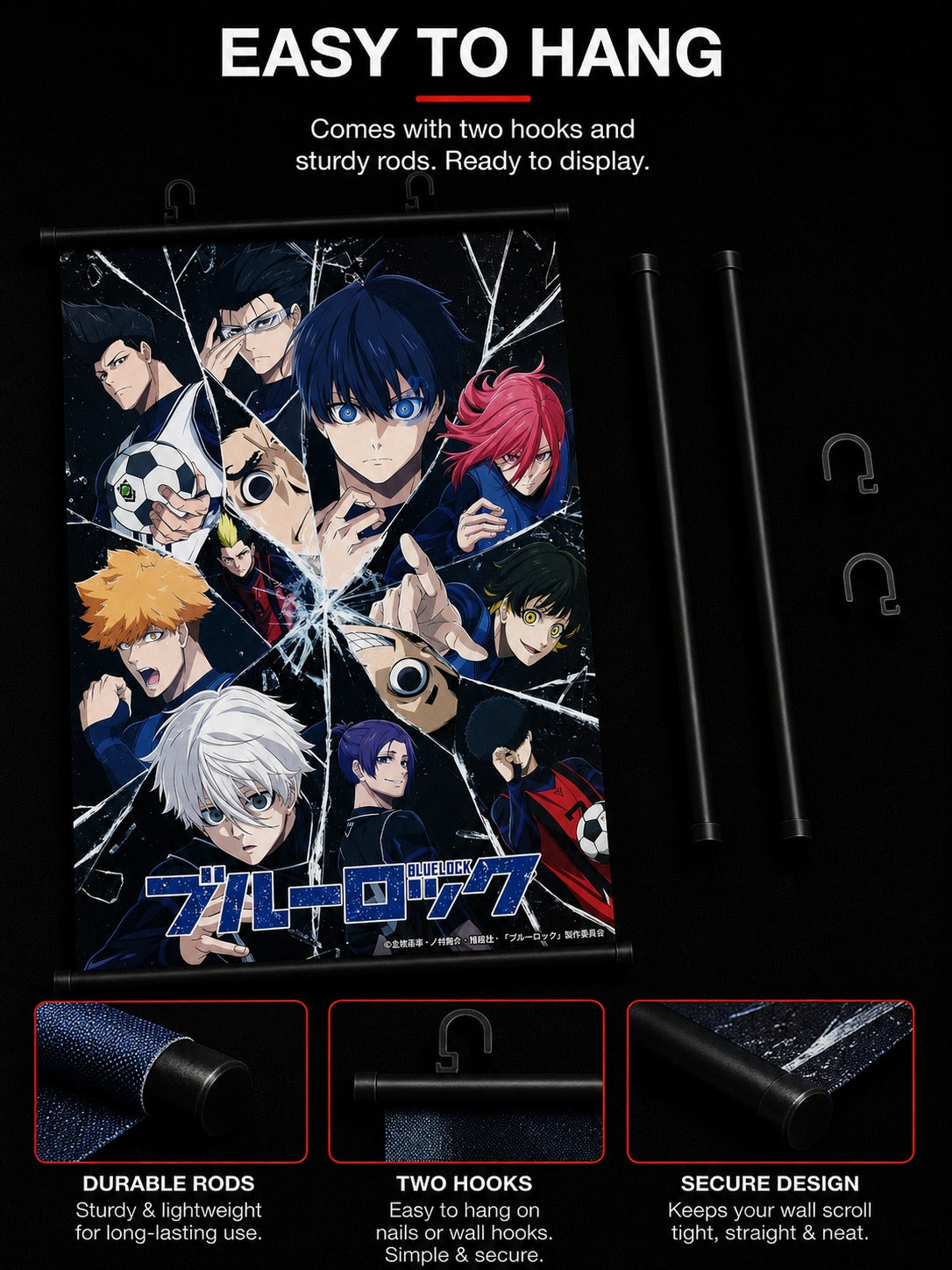 Blue Lock: Shattered Ego Wall Scroll