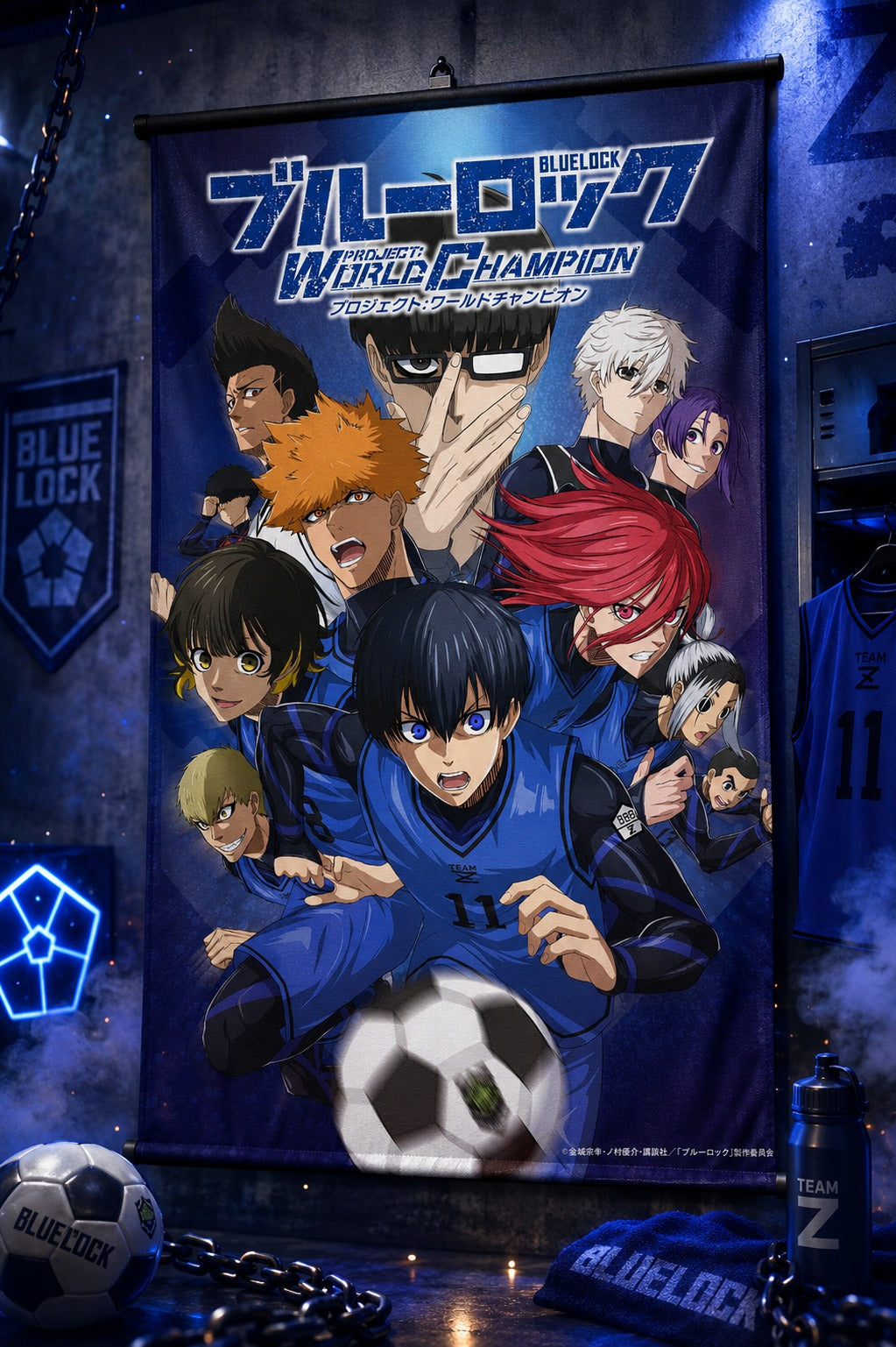 Blue Lock: Project Striker Wall Scroll