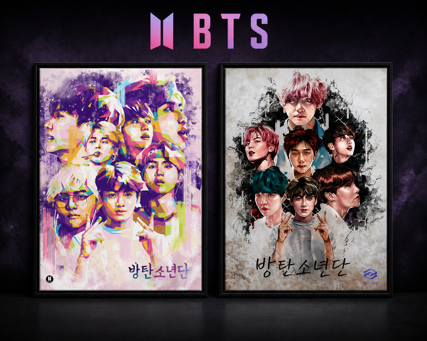 BTS: Artistic Unity 3D Poster