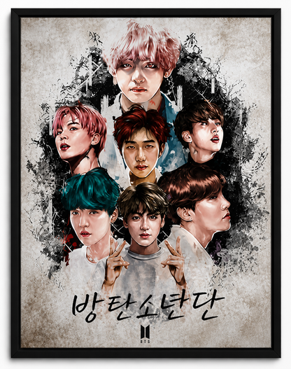BTS: Artistic Unity 3D Poster