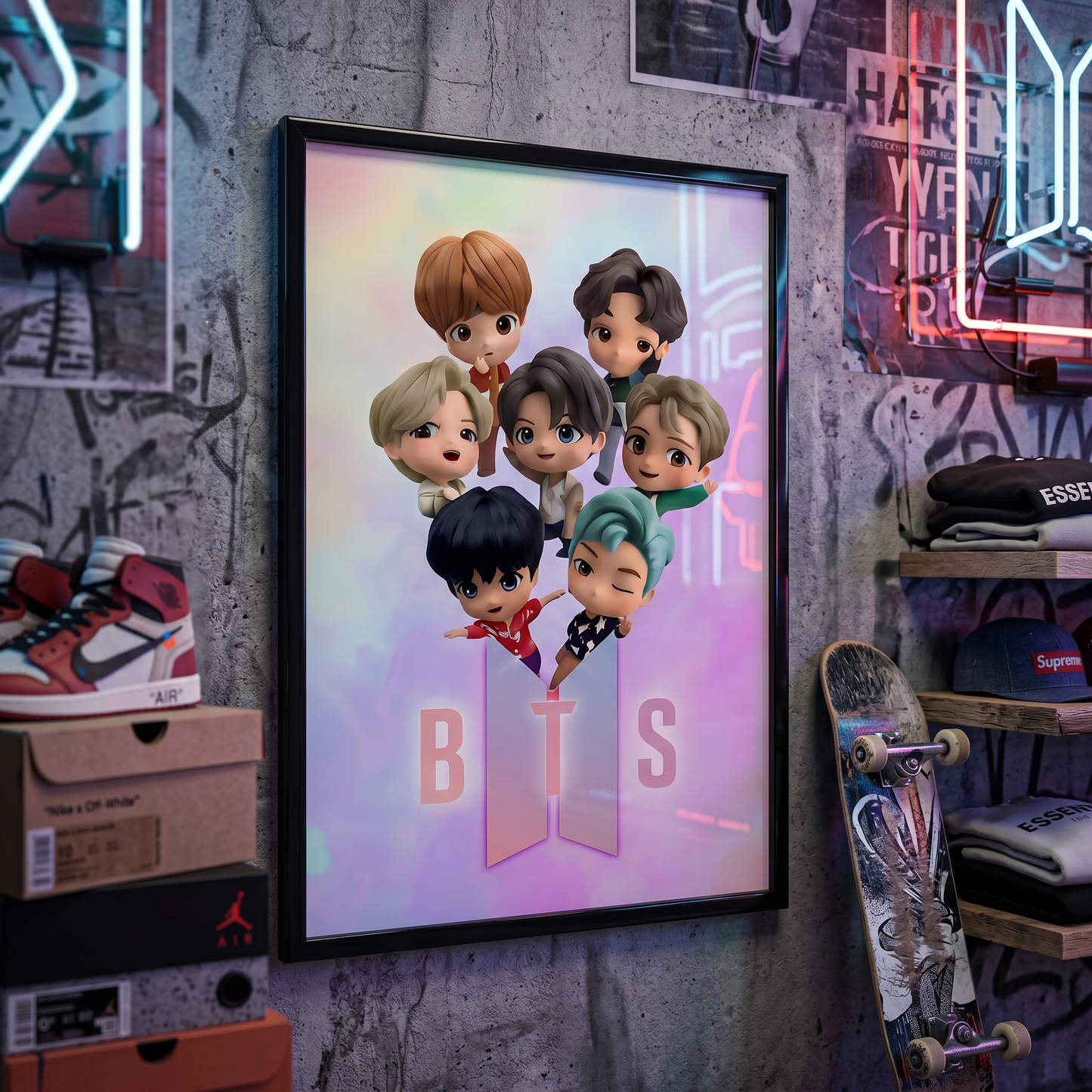 BTS: TinyTan Universe 3D Poster