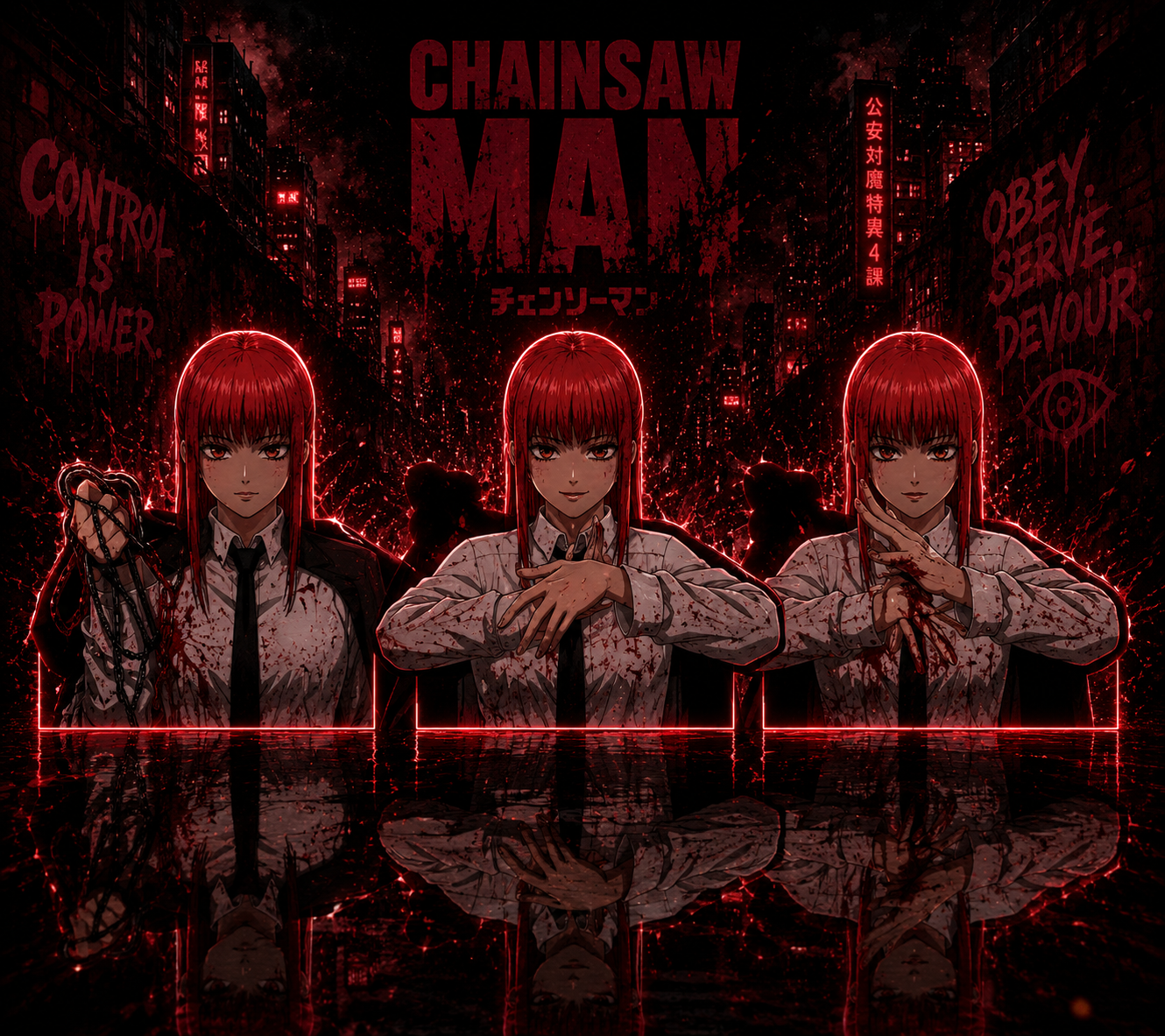 Chainsaw Man: Makima 3D Sticker