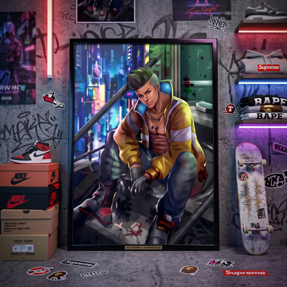 Cyberpunk: Edgerunners Neon Legends 3D Poster