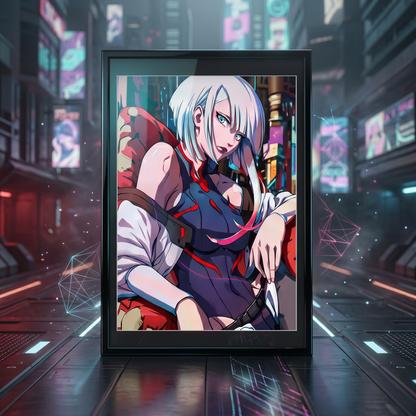 Cyberpunk: Edgerunners Chrome & Chaos 3D Poster