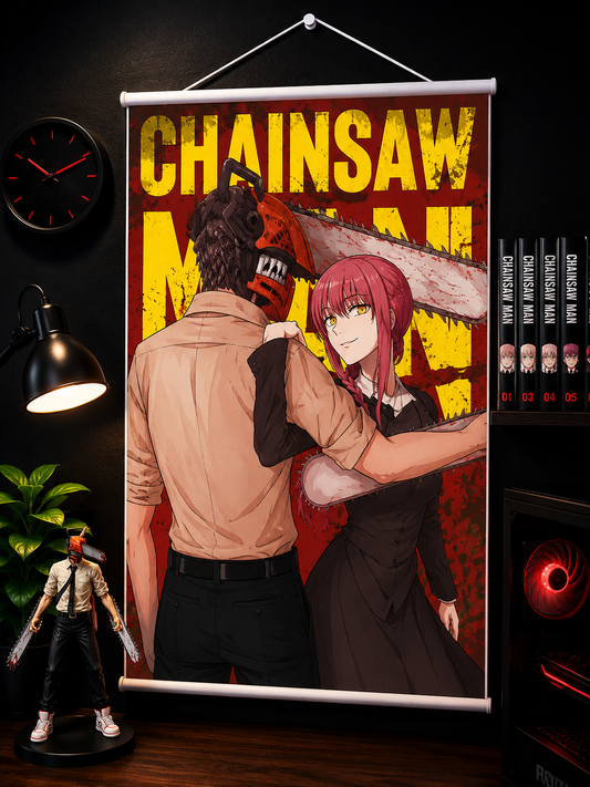 Chainsaw Man: Denji & Makima Wall Scroll