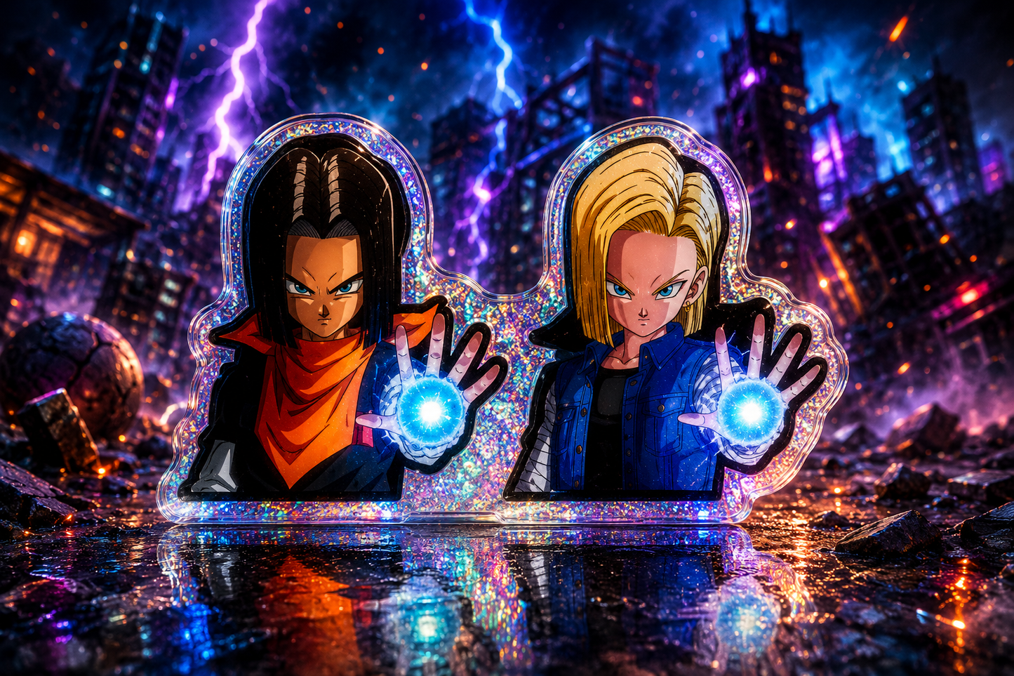 Dragon Ballz: Android Duo 3D Sticker