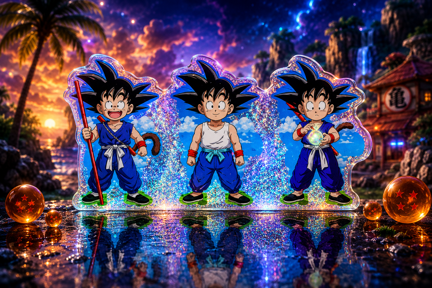 Dragon Ballz: Goku 3D Stickers