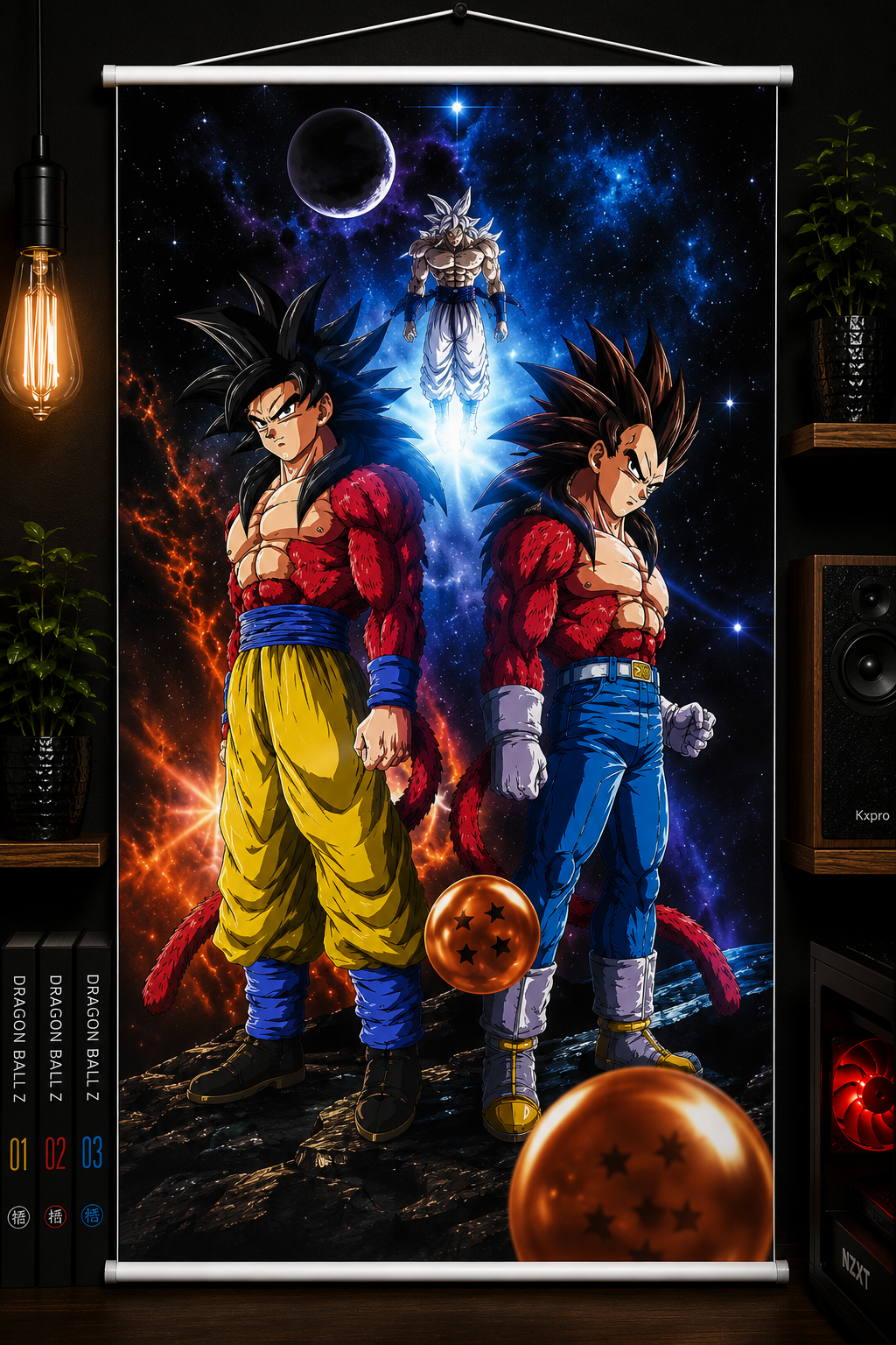 Dragon Ball Z: Saiyan Wall Scroll
